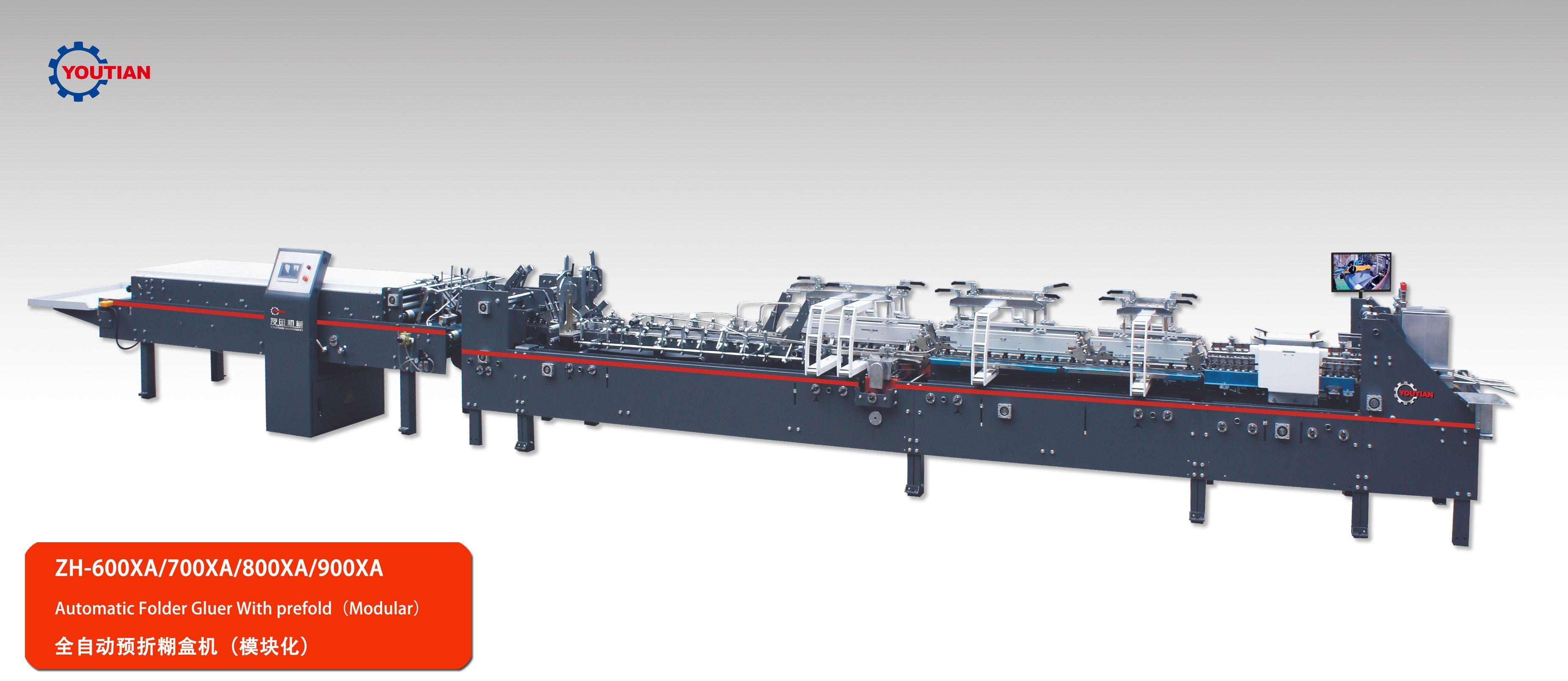ZH-600XA/700XA/800XA/900XA FOLDER GLUER WITH PREFOLD (MODULAR)